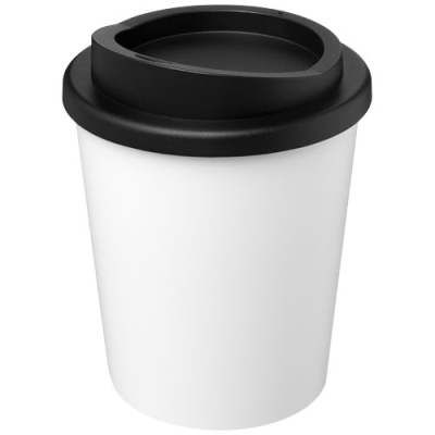 Picture of AMERICANO® ESPRESSO 250 ML RECYCLED THERMAL INSULATED TUMBLER in White & Solid Black.