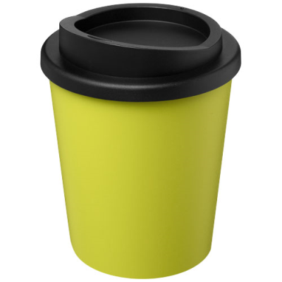 Picture of AMERICANO® ESPRESSO 250 ML RECYCLED THERMAL INSULATED TUMBLER in Lime & Solid Black.
