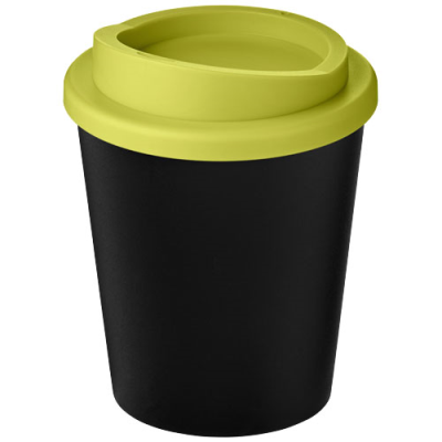 Picture of AMERICANO® ESPRESSO ECO 250 ML RECYCLED TUMBLER in Solid Black & Lime