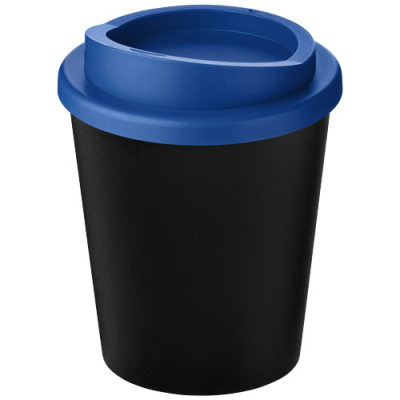 Picture of AMERICANO® ESPRESSO ECO 250 ML RECYCLED TUMBLER in Solid Black & Mid Blue