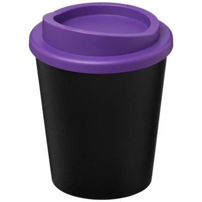 Picture of AMERICANO® ESPRESSO ECO 250 ML RECYCLED TUMBLER in Solid Black & Purple.