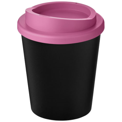 Picture of AMERICANO® ESPRESSO ECO 250 ML RECYCLED TUMBLER in Solid Black & Magenta.