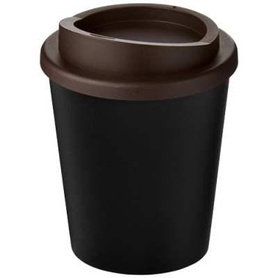 Picture of AMERICANO® ESPRESSO ECO 250 ML RECYCLED TUMBLER in Solid Black & Brown.