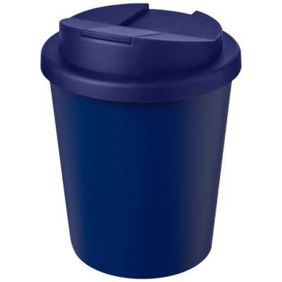 Picture of AMERICANO® ESPRESSO ECO 250 ML RECYCLED TUMBLER with Spill-Proof Lid in Blue.