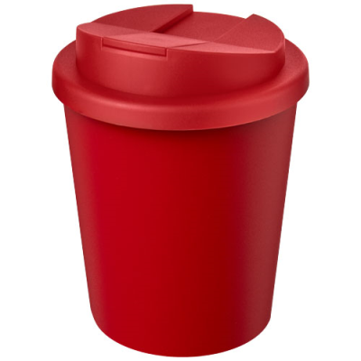 Picture of AMERICANO® ESPRESSO ECO 250 ML RECYCLED TUMBLER with Spill-Proof Lid in Red