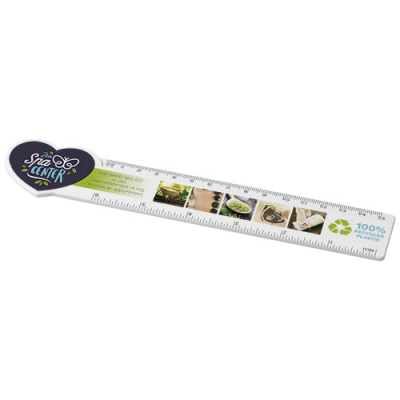 Picture of TAIT 15 CM HEART-SHAPED RECYCLED PLASTIC RULER