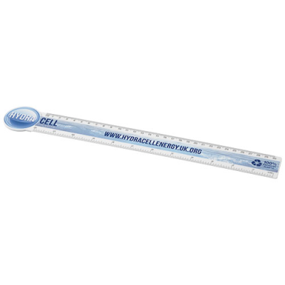 Picture of TAIT 30CM CIRCLE-SHAPED RECYCLED PLASTIC RULER in White