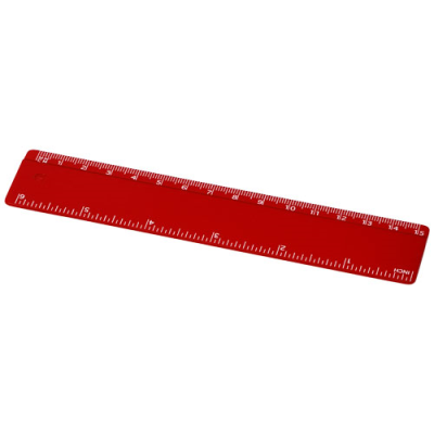 Picture of REFARI 15 CM RECYCLED PLASTIC RULER in Red