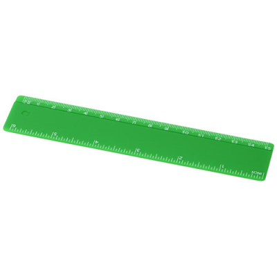 Picture of REFARI 15 CM RECYCLED PLASTIC RULER in Green.