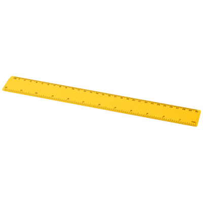 Picture of REFARI 30 CM RECYCLED PLASTIC RULER in Yellow.