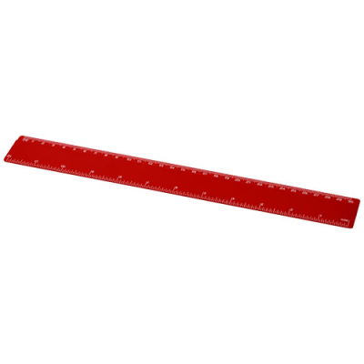 Picture of REFARI 30 CM RECYCLED PLASTIC RULER in Red.