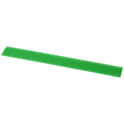 Picture of REFARI 30 CM RECYCLED PLASTIC RULER in Green.