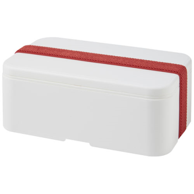 Picture of MIYO SINGLE LAYER LUNCH BOX in White & Red.