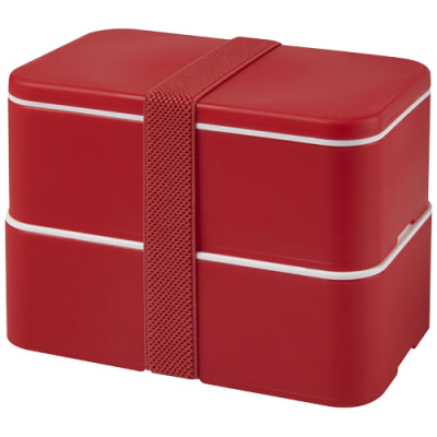 Picture of MIYO DOUBLE LAYER LUNCH BOX in Red & Red & Red.