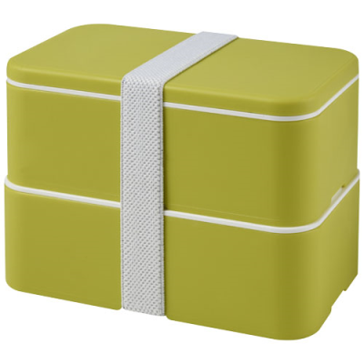 Picture of MIYO DOUBLE LAYER LUNCH BOX in Lime & Lime & White