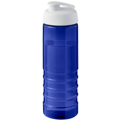 Picture of H2O ACTIVE® ECO TREBLE 750 ML FLIP LID SPORTS BOTTLE in Blue & White