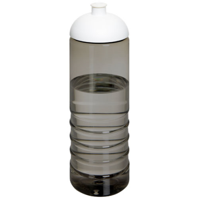 Picture of H2O ACTIVE® ECO TREBLE 750 ML DOME LID SPORTS BOTTLE in Charcoal & White
