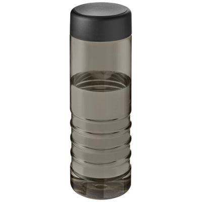 Picture of H2O ACTIVE® ECO TREBLE 750 ML SCREW CAP WATER BOTTLE in Charcoal & Solid Black