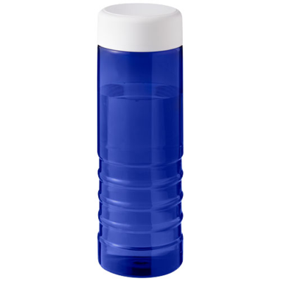 Picture of H2O ACTIVE® ECO TREBLE 750 ML SCREW CAP WATER BOTTLE in Blue & White.