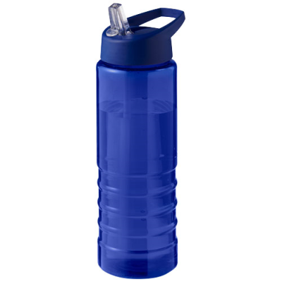 Picture of H2O ACTIVE® ECO TREBLE 750 ML SPOUT LID SPORTS BOTTLE in Blue & Blue