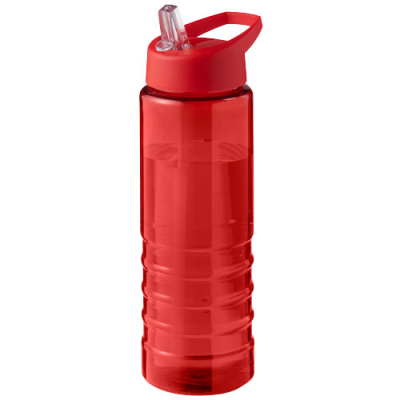 Picture of H2O ACTIVE® ECO TREBLE 750 ML SPOUT LID SPORTS BOTTLE in Red & Red