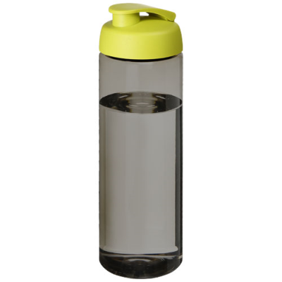 Picture of H2O ACTIVE® ECO VIBE 850 ML FLIP LID SPORTS BOTTLE in Charcoal & Lime