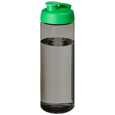 Picture of H2O ACTIVE® ECO VIBE 850 ML FLIP LID SPORTS BOTTLE in Charcoal & Green
