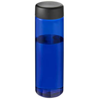 Picture of H2O ACTIVE® ECO VIBE 850 ML SCREW CAP WATER BOTTLE in Blue & Solid Black.