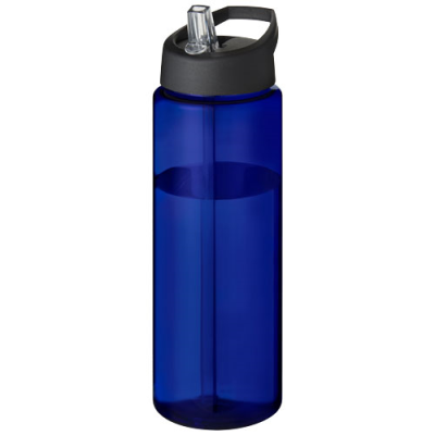 Picture of H2O ACTIVE® ECO VIBE 850 ML SPOUT LID SPORTS BOTTLE in Blue & Solid Black