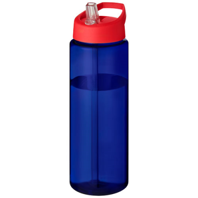 Picture of H2O ACTIVE® ECO VIBE 850 ML SPOUT LID SPORTS BOTTLE in Blue & Red.