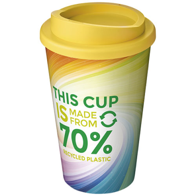 Picture of BRITE-AMERICANO® ECO 350 ML THERMAL INSULATED TUMBLER in Yellow.
