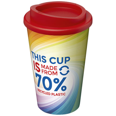 Picture of BRITE-AMERICANO® ECO 350 ML THERMAL INSULATED TUMBLER in Red.