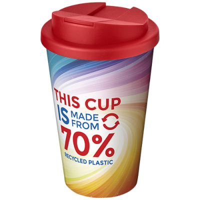 Picture of BRITE-AMERICANO® ECO 350 ML SPILL-PROOF THERMAL INSULATED TUMBLER in Red