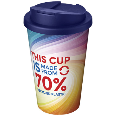 Picture of BRITE-AMERICANO® ECO 350 ML SPILL-PROOF THERMAL INSULATED TUMBLER in Blue.