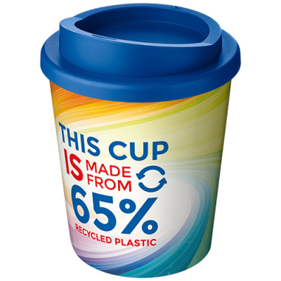 Picture of BRITE-AMERICANO ESPRESSO ECO 250 ML THERMAL INSULATED TUMBLER in Mid Blue.