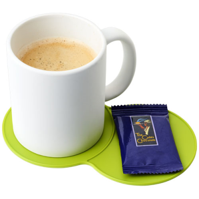Picture of SIDEKICK PLASTIC COASTER in Lime