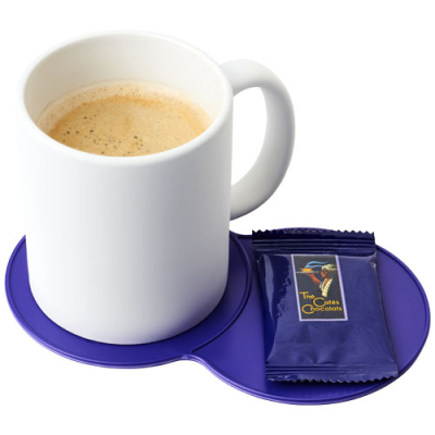 Picture of SIDEKICK PLASTIC COASTER in Purple