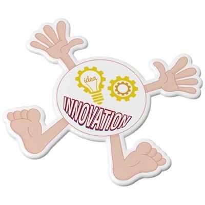 Picture of SPLATMAN PLASTIC COASTER in White Solid