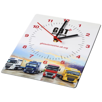 Picture of BRITE-CLOCK® RECTANGULAR WALL CLOCK in Solid Black.