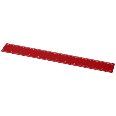 Picture of RENZO 30 CM PLASTIC RULER in Red.