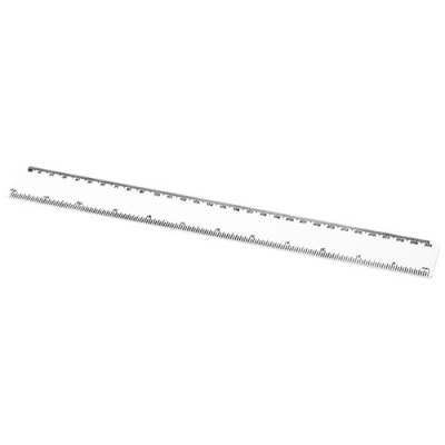 Picture of RENZO 30 CM PLASTIC RULER in White.