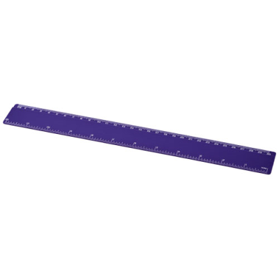 Picture of RENZO 30 CM PLASTIC RULER in Purple.