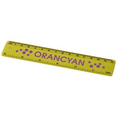 Picture of RENZO 15 CM PLASTIC RULER in Lime