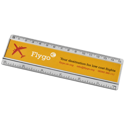 Picture of ELLISON 15 CM PLASTIC INSERT RULER in Clear Transparent Clear Transparent.