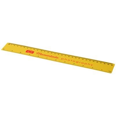Picture of ROTHKO 30 CM PLASTIC RULER in Yellow
