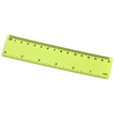 Picture of ROTHKO 15 CM PLASTIC RULER in Lime