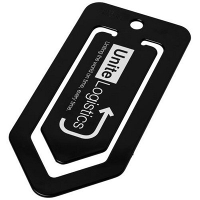Picture of DUKO LARGE PLASTIC PAPERCLIP in Black Solid