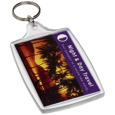 Picture of ORCA L4 LARGE KEYRING CHAIN in Clear Transparent Clear Transparent