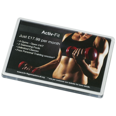 Picture of MOND LARGE PLASTIC FRIDGE MAGNET in Transparent Clear Transparent