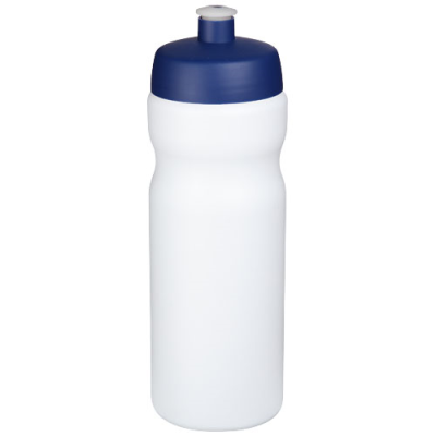 Picture of BASELINE® PLUS 650 ML SPORTS BOTTLE in White & Blue.